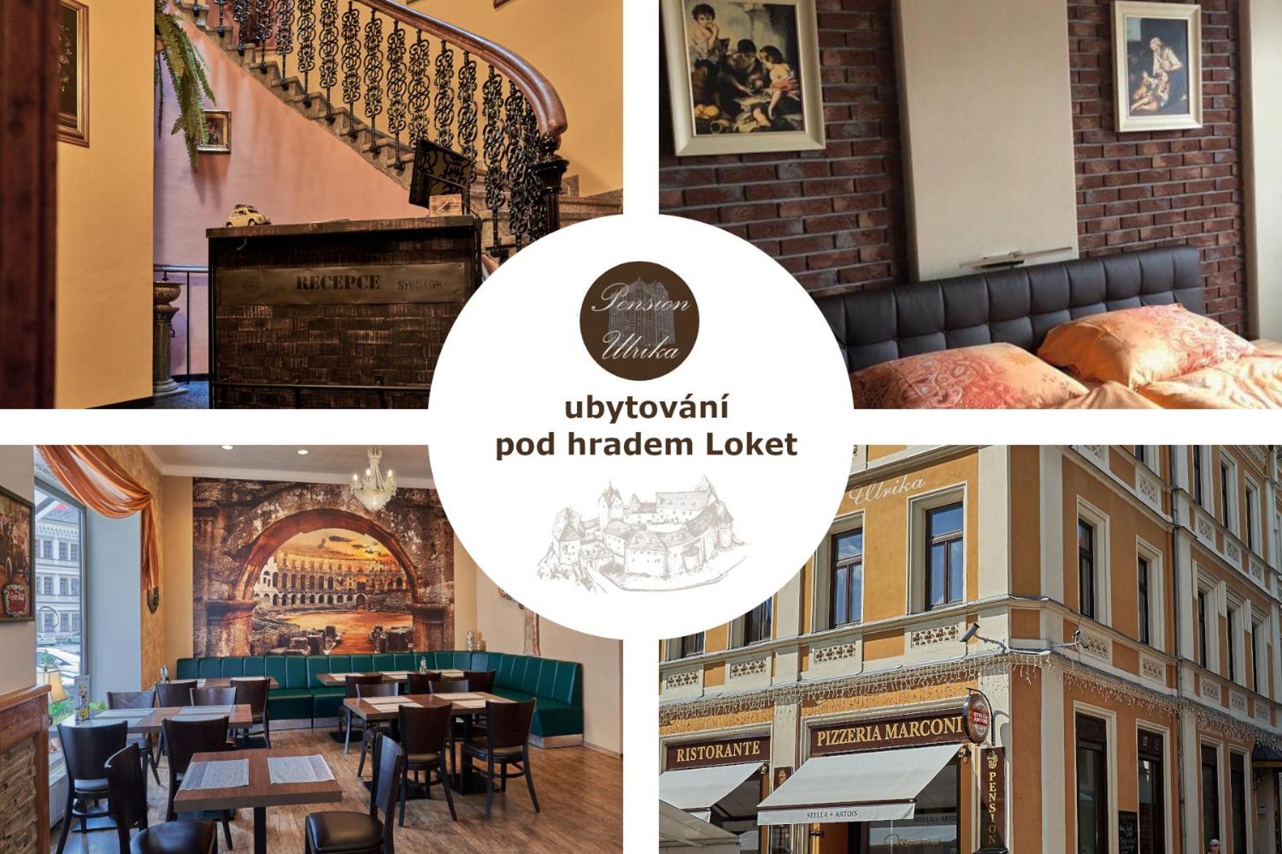 Pension Ulrika - Ubytovani Pod Hradem Локет Екстериор снимка